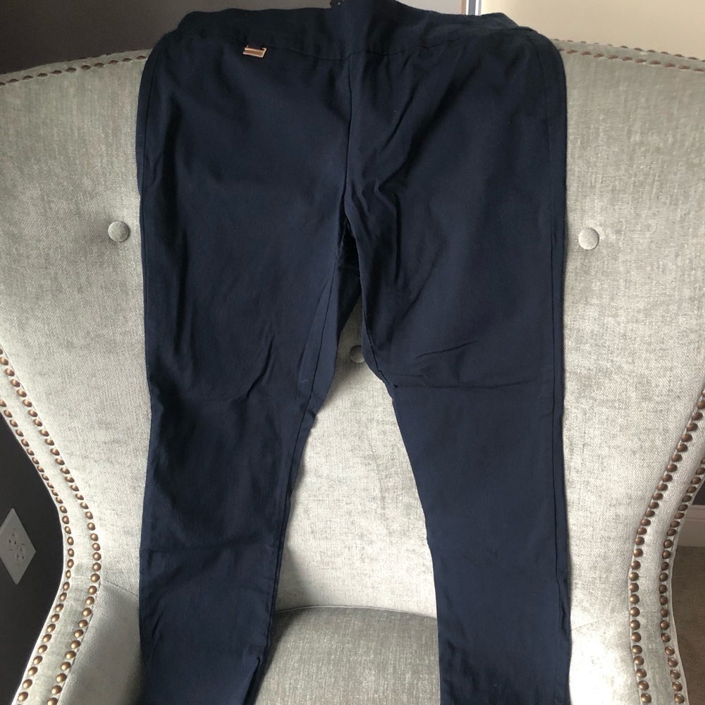 Navy pull on pants!